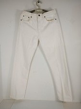 Vintage 90s Calvin Klein White Denim Jeans Mens Size 33x30 Made In USA