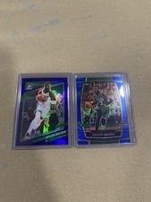 2021-22 Donruss Optic Purple #19 Jaylen Brown + Select Concourse Shock