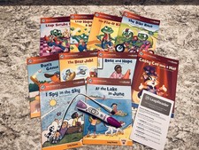 LeapReader Pen and 10 Book Lot by Leap Frog Interactive