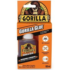Gorilla Glue Original 60ml Waterproof Strong Adhesive Wood Metal Stone Glass