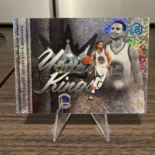Stephen Curry [Mini-Diamond Refractor] #YK-4 2025 Bowman Young Kings card