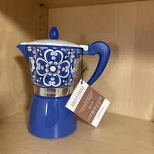 Limited Edition Espresso Machine Greca CAFE BORICUA Model NIB NEW