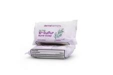 10 Sulfur Soap with Tea Tree Oil - DermaHarmony 4oz - 2 Bars Wrapper