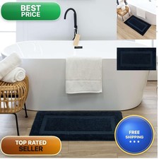 Mohawk Home Prestige Casual Solid Navy Blue 2' X 3' 4" Bath Mat