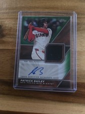2026 Topps Series 1 Patric Bailey Geeen Patch Auto #77/99