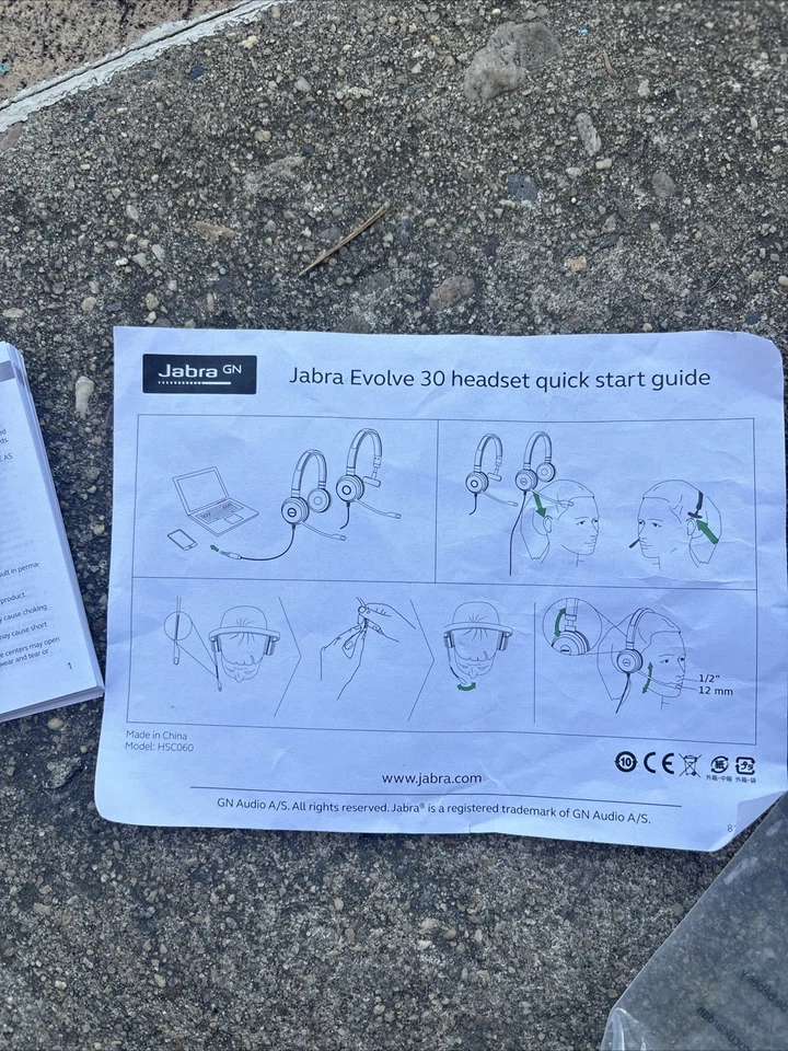 NEW Jabra evolve 30 Headset - Image 3 of 4