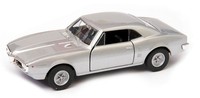 Welly 1967 Pontiac Firebird Silber Metallic MaßStab 1:34 4,5 Zoll Auto In Box