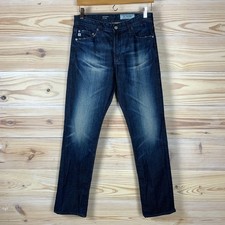 AG Jeans Mens Everett Slim Straight 29 R Dark Aged Denim Whiskering EUC