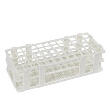 Plastic Test Tube Rack, 60 Holes，Test Tube Holder for 17 mm Test Tubes, White...