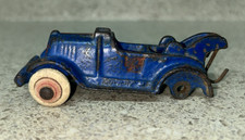 Hubley 1920s Cast Iron Blue Wrecker Tow Truck