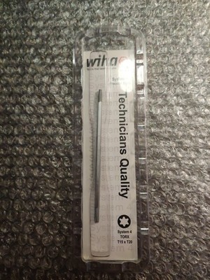 Wiha 26954 System 4 Torx Precision Blade T15 x T20 Germany