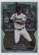 2023 Bowman Draft Chrome Lunar Glow Refractor Kemp Alderman #BDC-123 0o3x