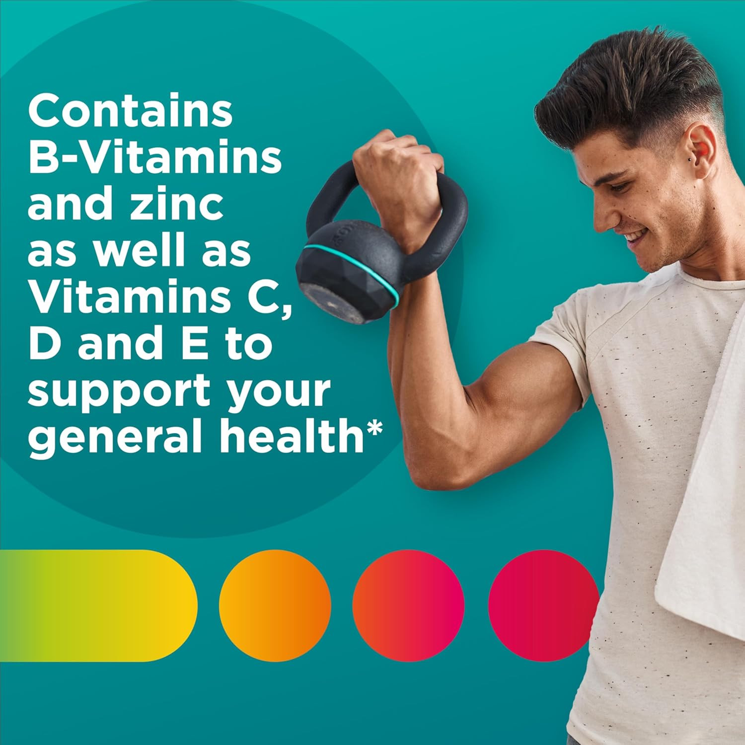 Men'S Multivitamin Gummies, Immune, Energy, Healthy Appearance Support, 100 Coun