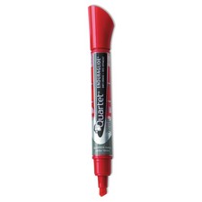 Quartet  EnduraGlide Dry Erase Marker, Chisel Tip, Red, Dozen