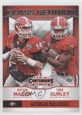 2015 Panini Contenders Draft Picks Class Reunion Todd Gurley II Hutson Mason 0b3