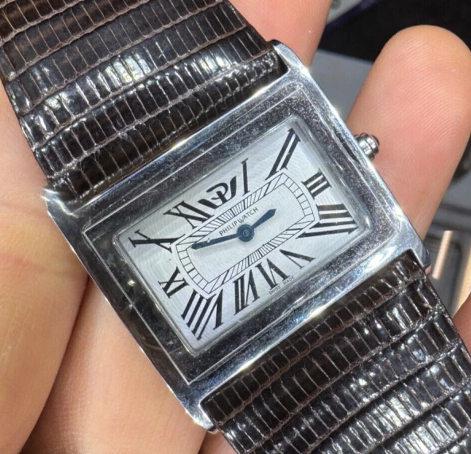 Philip Watch Quartz Cassa Acciaio Inox da 34mm Nos Unisex Swiss Made NOS