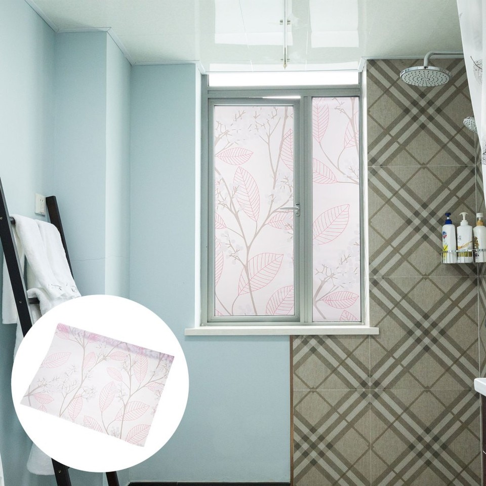 Picture of 1Pc Opaque Glass Film Adhesive-free Window Film Sun Protection Glass ...