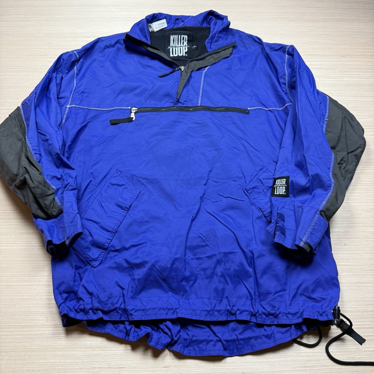 Vintage 90s Snowboarding Jacket Killer Loop Large Quarter Zip