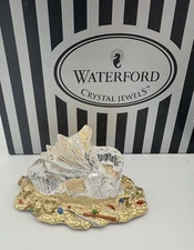 Waterford Crystal Jewels Sleeping Dragon Figurine with Original Box