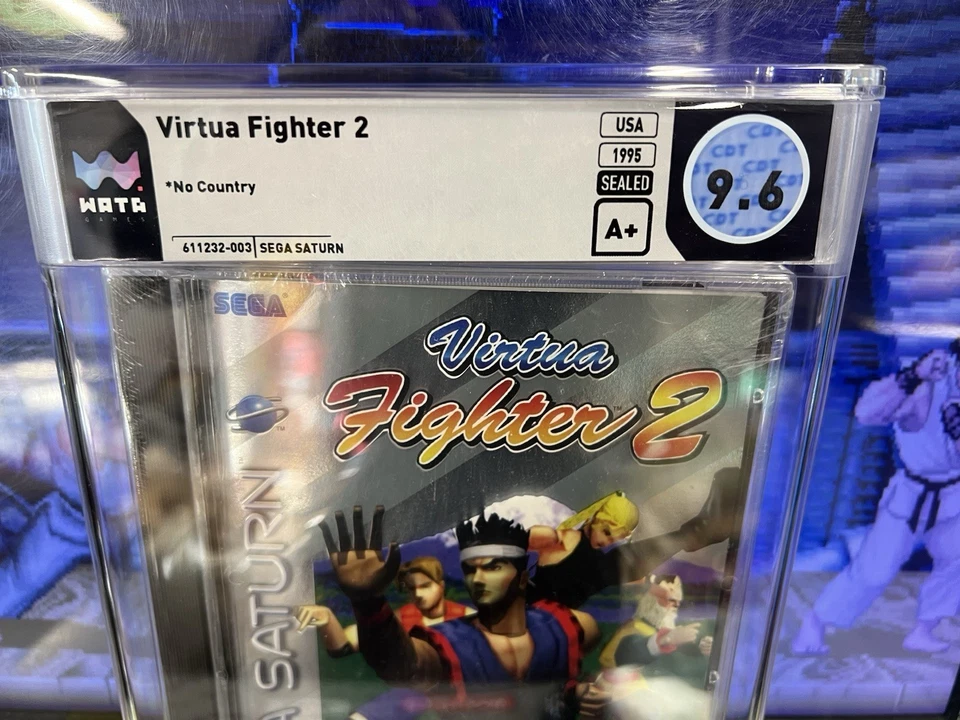 Sega Saturn Virtua Fighter 2 1995 graduado WATA 9,6 A+ sellado nuevo Sega Foto 4 de 4