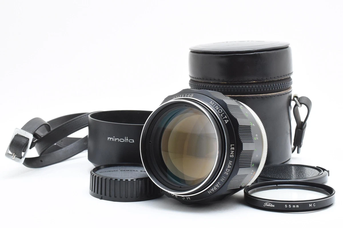 試写あり MINOLTA MC ROKKOR-PF 85mm f/1.8レンズ