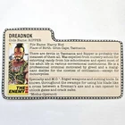 Vintage 1985 Hasbro GI JOE Dreadnok RIPPER File Card ARAH