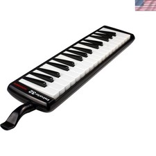 Black 32-Key Melodica with Ergonomic Design &ndash; Ideal for Learning & Performance