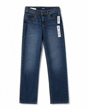 Girls OLD NAVY Size 12 Mid Rise Straight Regular Jeans Med Wash Casual Wear