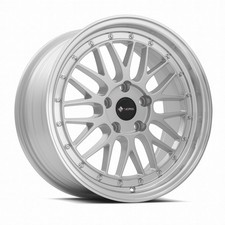 Vors Wheels Rim Vr8 17x8 4x108 Et35 73.1cb Silver Machined Lip