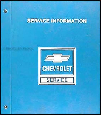 1985 Chevrolet Chevette Werkstatthandbuch Original Reparatur Service Buch OEM