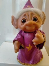 Rare Vintage all original Dam Norfin Wizard troll.1977.23cm