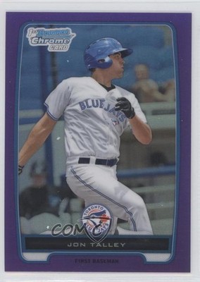 2012 Bowman Chrome Prospects Retail Purple Refractor /199 Jon Talley #BCP133 0l2