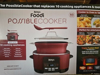 Ninja Foodi Possible 10-in-1 8.5 Qt Programmable Multi-Cooker w/ Triple Fusion H