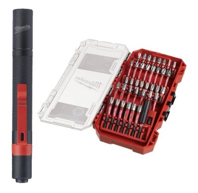 Milwaukee 4932860932 SHOCKWAVE Impact Duty Bit-Set inkl. IPL LED Stiftlicht x 39-teilig