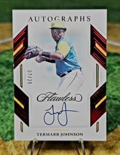 2023 Panini Flawless - Flawless Autographs Termarr Johnson #FA-TJ Ruby /20 (AU,