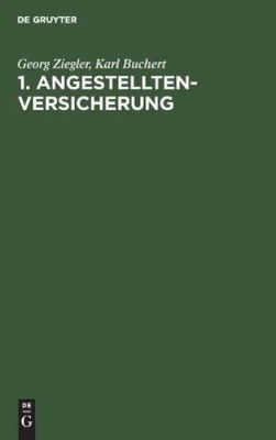Georg Ziegler Karl Buch 1. Angestelltenversicher (Gebundene Ausgabe) (US IMPORT)