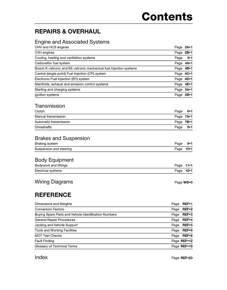 Ford Escort Petrol (Sept 1980-Sept 1990) Haynes Repair Manual - Image 4 of 4