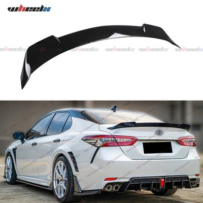FOR 2018-24 TOYOTA CAMRY YOFER STYLE V2 GLOSS BLACK TRUNK DUCKBILL SPOILER WING