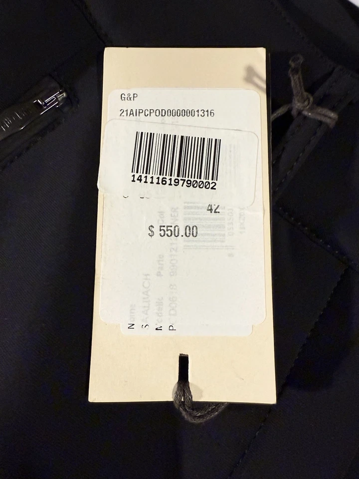 Pantalón de esquí para mujer con tarjeta postal forrado de lana de carcasa suave negro talla 42 (US 6) NUEVO CON ETIQUETAS Foto 4 de 4