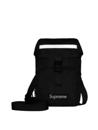 Sac pour appareil photo Supreme noir FW24 boîte réfléchissante logo hype sidebag neuf avec étiquette