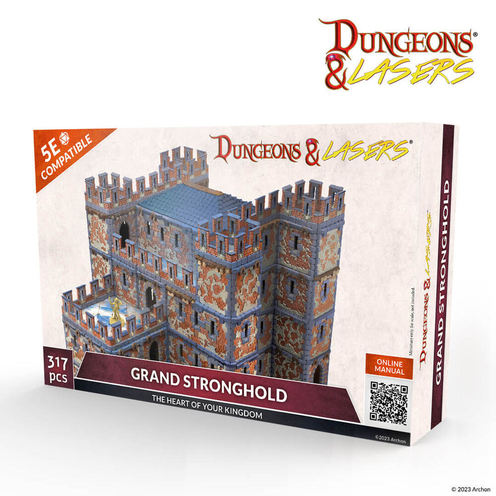 Archon Studio - DNL0054 Dungeons & Lasers Starter Set: GRAND STRONGHOLD - New