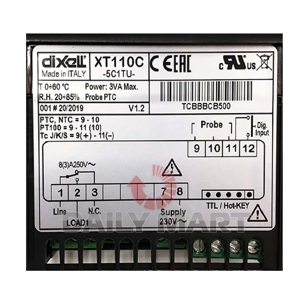 New In Box DIXELL XT110C-5C1TU XT110C 5C1TU Temperature Controller