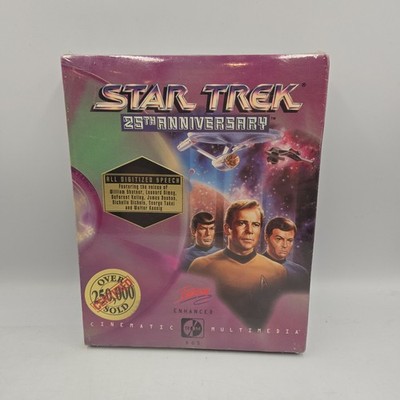 STAR TREK 25th ANNIVERSARY INTERPLAY PC CD-Rom Sealed Multimedia 1992 1993