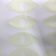 Wall Decals Eyes Vinyl Removable Glow In The Dark halloween spooky scary