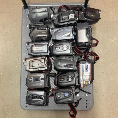 Lot Of 15 Vintage Camcorders JVC Video Cameras Y2K Untested As Is / Parts - product listing photo