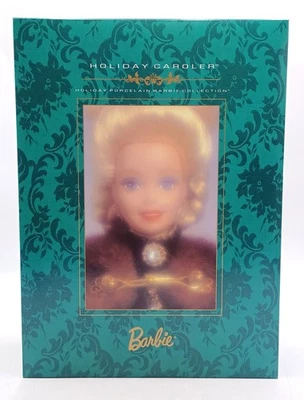1996 Holiday Caroler Porzellan Barbie Puppe / Limited Edition / Mattel 15760 - Bild 1 von 4