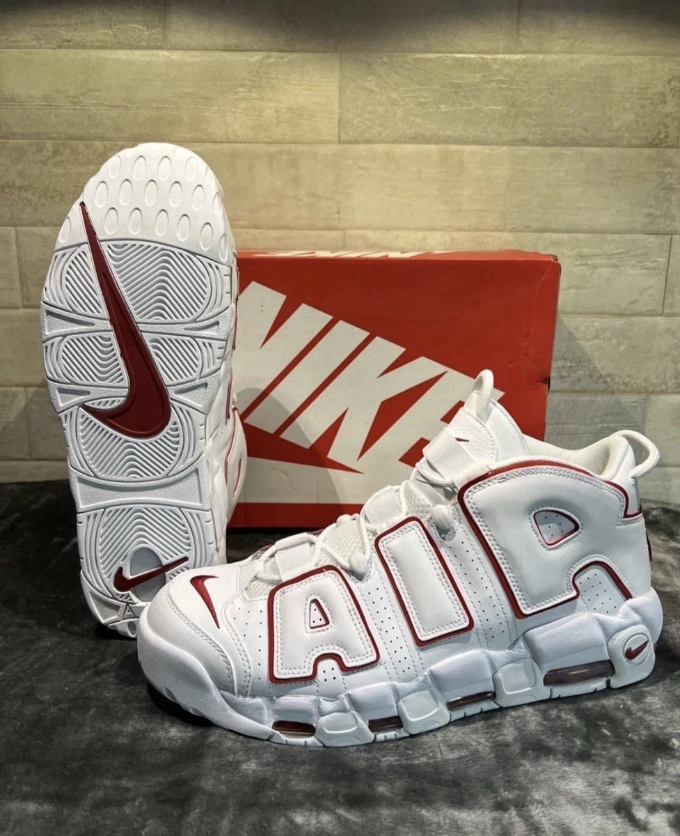 Nike Air More Uptempo ホワイト/レッド Las mejores ofertas en Nike Air More Uptempo White Varsity Red