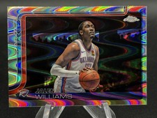 2025-26 Topps Chrome Wave Refractor #187 Jalen Williams Oklahoma City Thunder