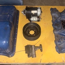 Ford 429460 Engine Parts Lot Intake Oil Pan Starter More Ford 429460 Engine Parts Lot Intake Oil Pan Starter More