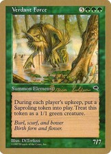 MTG Verdant Force (bs263/117) World Championship Decks 1998 LP - Signature
